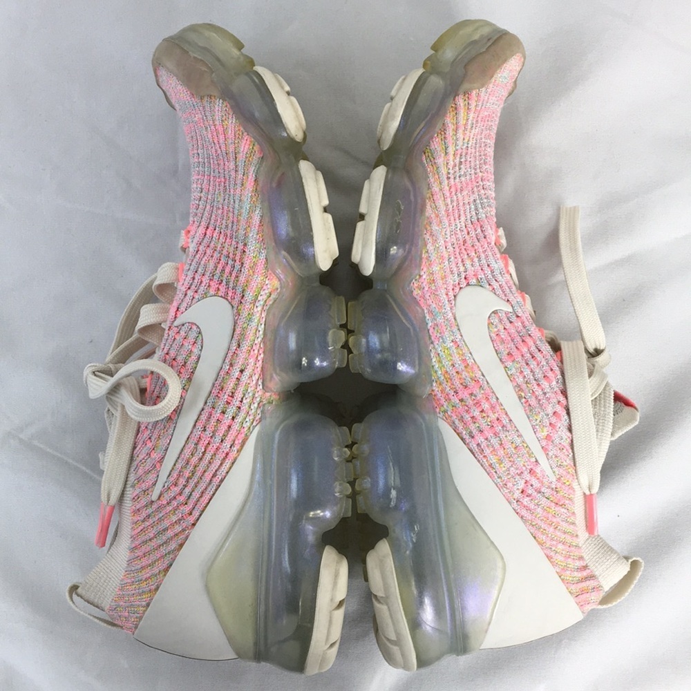 Nike Women's Vapor Max Fly Knit Pastel Pink Running Shoes Size 9 DecentCondition - Picture 7 of 10